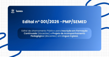 Edital nº001/2026-PMP/SEMED